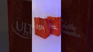 The process of bedazzling Ulta bags! Stay tuned for pt.2! #diy