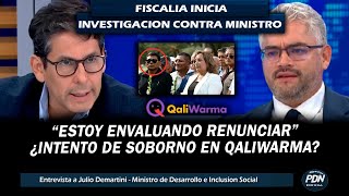 MINISTRO DEL MIDIS HABLA Y EVALUA RENUNCIAR: FISCALIA LE ABRE INVESTIGACION POR CASO QALI WARMA