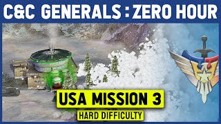 C&C Zero Hour - USA Mission 3 - Snow Fall Speedrun [Hard / Patch 1.04] 1080p