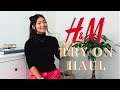 H&M NEW IN AUTUMN TRY ON HAUL | BLAZERS, TORUSERS AND SKIRTS