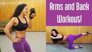 Bodyweight Arms and Back Workout for Women // No Equipment // No Excuses!