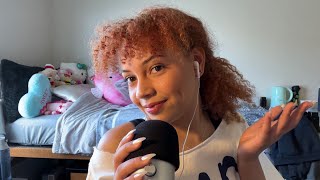 ASMR unplanned and chaotic triggers (mouth sounds, tapping, mic scratching)