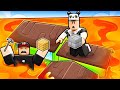 Bir Ev Yap ve LAV Felaketine Karşı Kendini Savun ! - Panda ile Roblox Build To Survive The LAVA!