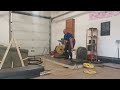 behind the back deadlift from 9cm blocks 5x250kg 550lbs