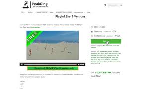 FREE  Peakring Music For Your Projects - Playful Sky 3 Versions