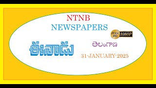 EENADU TS 31 JANUARY 2025 FRIDAY