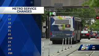 Numerous Metro bus routes to undergo changes starting Sunday: See the full list here