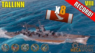 Tallinn 8 Kills \u0026 154k Damage | World of Warships Gameplay