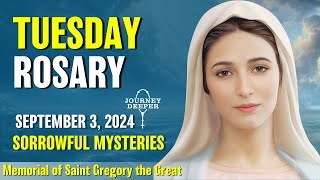 Tuesday Rosary 💙 Sorrowful Mysteries of the Rosary 💙 September 3, 2024 VIRTUAL ROSARY