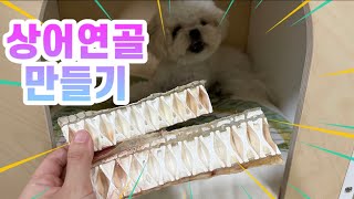 상어연골 만들기 강아지 수제 간식 shark cartilage making