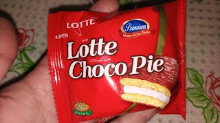 kolson Lotte Choco Pie Unwrapping ASMR