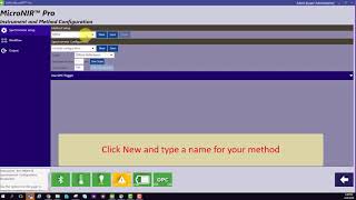 MicroNIR Quick Start 5: Creating a Method