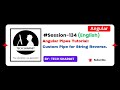 Custom pipe for string reverse in Angular | Custom Pipes in Angular in English (Session‑134)