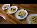 compilation emoji pancake art tease ya angry sleeping poop heart eyes tear face vomit