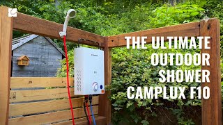 Ultimate Outdoor Shower Experience with the CAMPLUX F10: Easy Setup & Review