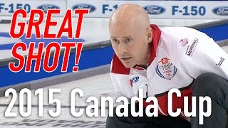 Kevin Koe - Double Takeout for 3 - Wins the 2015 Home Hardware Canada Cup