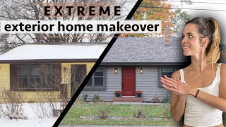 Extreme DIY Exterior Makeover Start to Finish