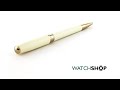 hugo boss pens gold plated ballpoint pen essential off white hsc7074g