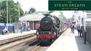 LMS Stanier 5MT 45212 Black Five \u0026 Class 47746 Chris Fudge THE CATHEDRALS EXPRESS 2nd June 2018