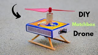 How to Make a Matchbox Drone at Home | Will it fly or not? How to Make a Flying Drone With Matchbox