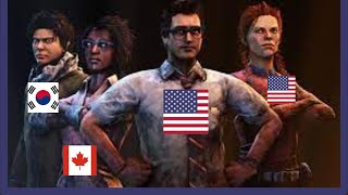 ALL Dead by Daylight Survivor Nationalities