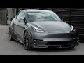 CMST Carbon Fiber Widebody Wheel Arch Install with Ver. 3 Lip Tesla Model Y