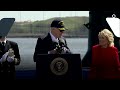 biden first lady salute attack sub with russia tensions high