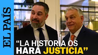 CUMBRE ULTRADERECHA | Santiago Abascal inaugura la Cumbre de Patriotas junto a Orban y Le Pen