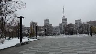 Freedom Square in Kharkiv.  An example of Stalinist architecture.