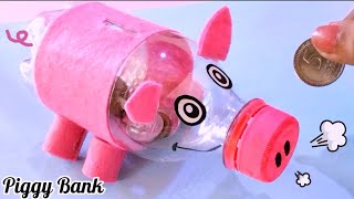 How to make piggy Bank 🐖 | DIY Money bank using plastic bottles| Best out of waste craft | Homemade