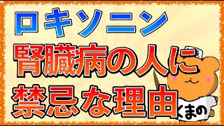 イラストで学ぶ医学！「ロキソニンが腎機能低下を引き起こすのはなぜ？」禁忌や副作用をわかりやすく解説！