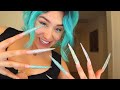 WEARING THE LONGEST NAILS AND EYELASHES FOR 24 HOURS!