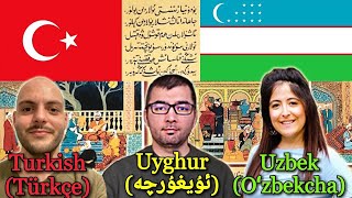 Can Uyghurs, Turks, and Uzbeks Understand Each Other?