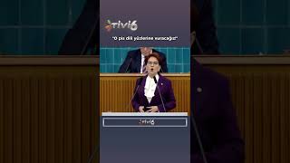 Meral Akşener konuşurken yükseldi #shorts