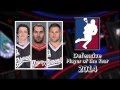 2014 NLL Defensive Player of the Year award finalists: Chris Corbeil, Steve Priolo & Kyle Rubisch