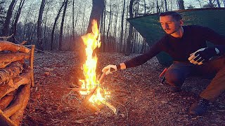 Biwak Solo, Gotowanie w Terenie i Jak Wygodnie Przenosić Opał. Bushcraft