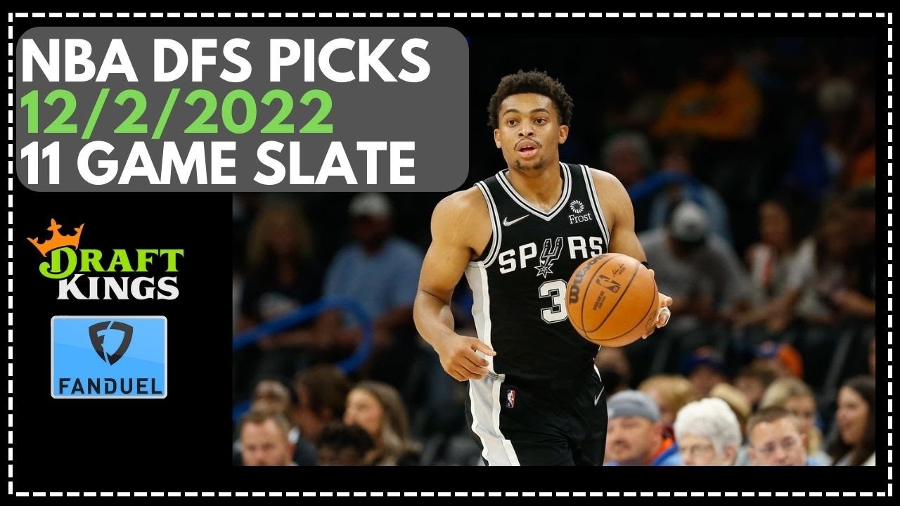 NBA DFS Picks, Friday December 2nd Preview: FanDuel & DraftKings Lineup ...