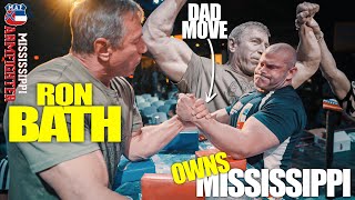 Ron BATH Completely OWNS Mississippi - Bull of the Burg | Armwrestling