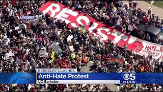 Resist Hate Protest Held On UC Berkeley Campus