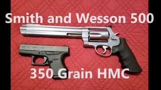 Smith and Wesson 500 - Slow motion recoil