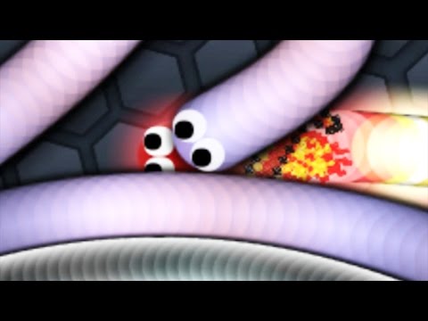 Slither.io – ¡SERPIENTE DE FUEGO vs 18000 SERPIENTES! // Jugabilidad épica de Slitherio