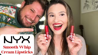 ✨NEW✨ NYX SMOOTH WHIP MATTE LIP CREAM - lip swatches and first impressions