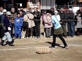 長尾寺の力餅女の子の部