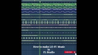 How to make lo-fi hip hop music in FL Studio 2023 #shorts #lofimusic #viral #viralshorts #flstudio