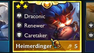 3 Star Heimerdinger ⭐⭐⭐ DRAGON BABY is BACK! | TFT Set 5.5 Revival