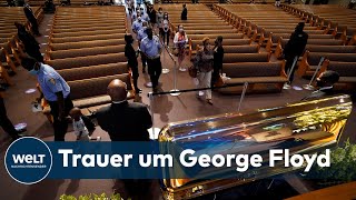 OPFER VON POLIZEIGEWALT: Trauerfeier für George Floyd in Houston - Amerika nimmt Abschied