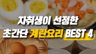 [자취요리] 자취생이 직접 뽑은 계란요리 BEST 4