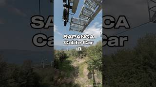 Cable Car in Sapanca Turkey, Short distance from Istanbul, The route stretches 1.5 kilometers .