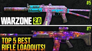 WARZONE 2: Top 5 Best ASSAULT RIFLE LOADOUTS To Use! (WARZONE 2 Meta Weapons)