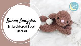 How to Embroider Sleepy and Open Eyes on Plushies (Quick, Easy and Baby Safe!)